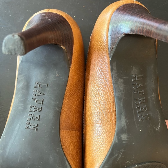 Ralph Lauren Leather Heels - Picture 6 of 6